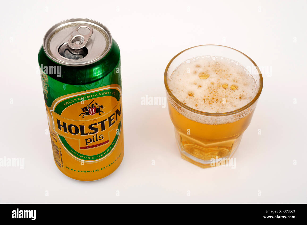 Holsten Pils beer Stock Photo