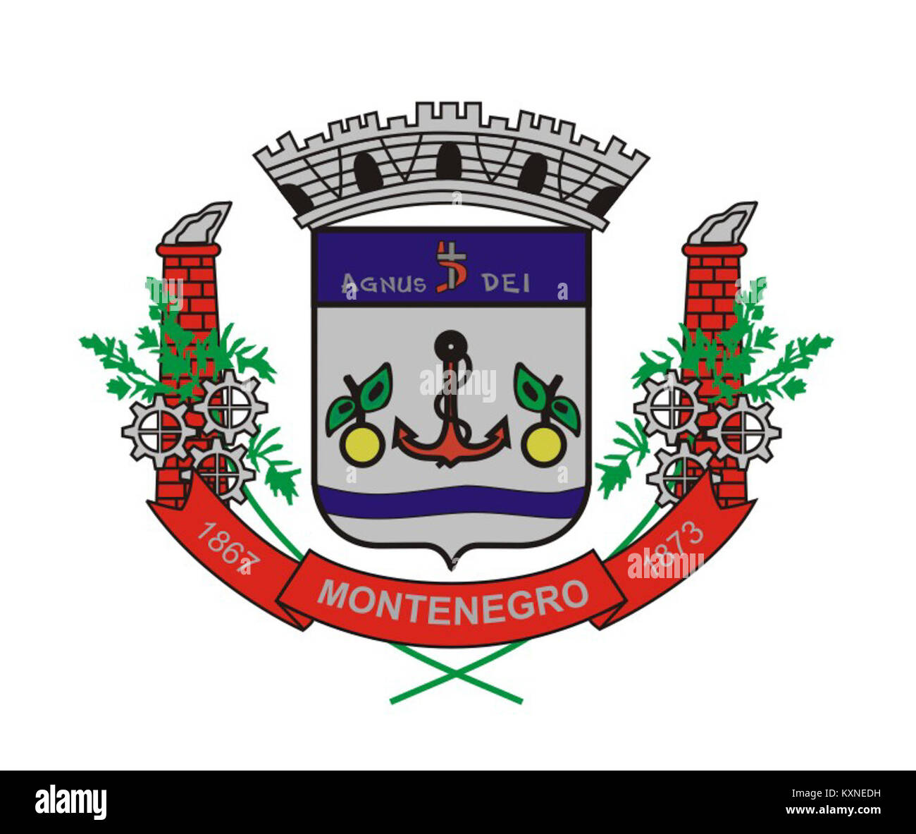 Brasão de Montenegro RS Stock Photo - Alamy