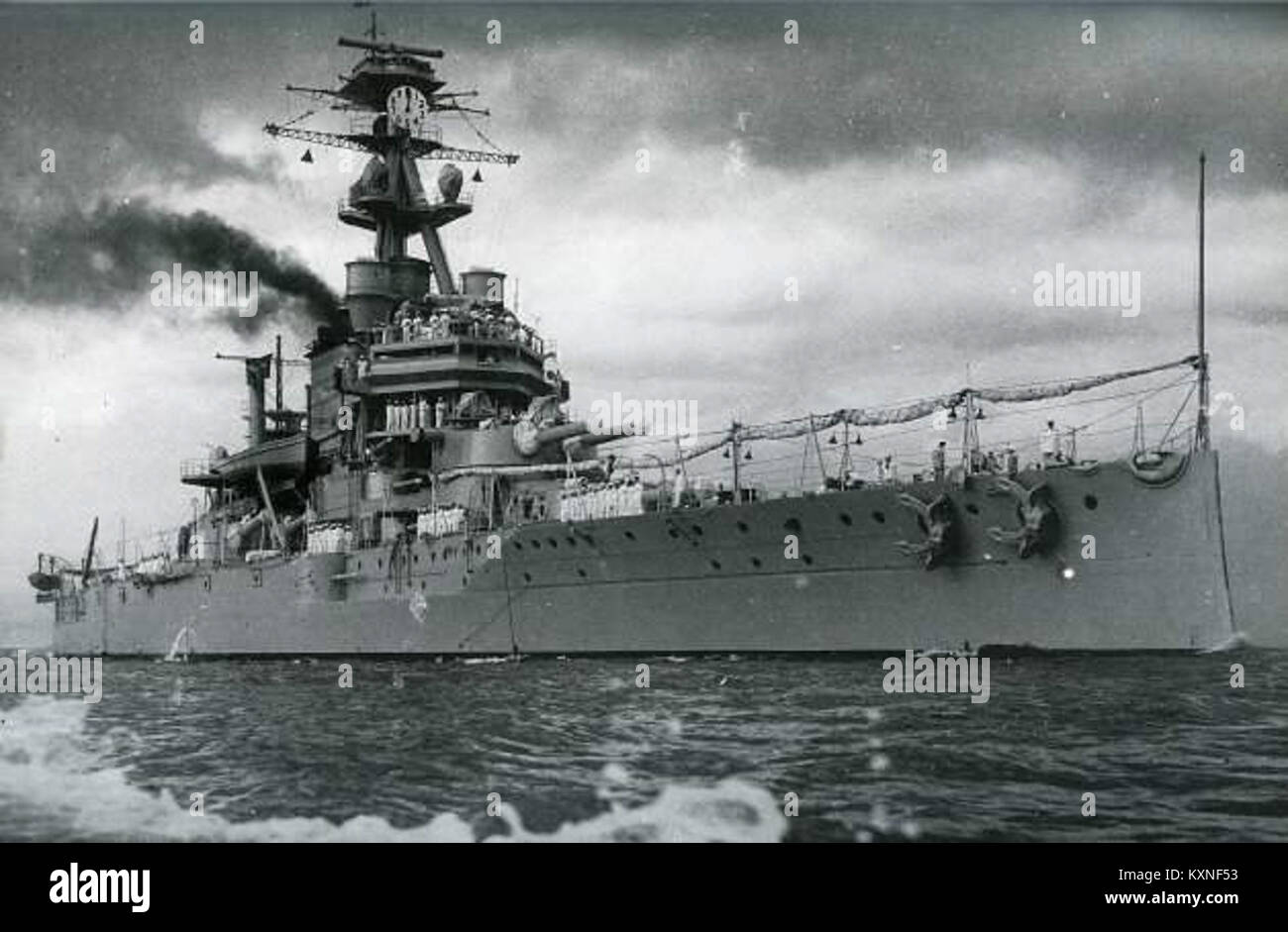 Brazilian battleship Minas Geraes in the 1940s (2 Stock Photo Alamy