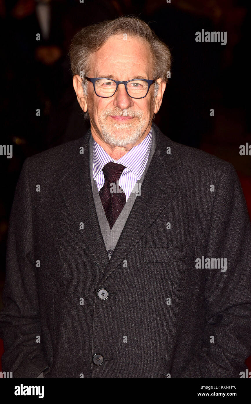 London, UK. 10th Jan, 2018. Steven Spielberg attending European Premiere of THE POST at the Odeon Leicester Square London Wednesday 10th January,2018 Credit: Peter Phillips/Alamy Live News Stock Photo