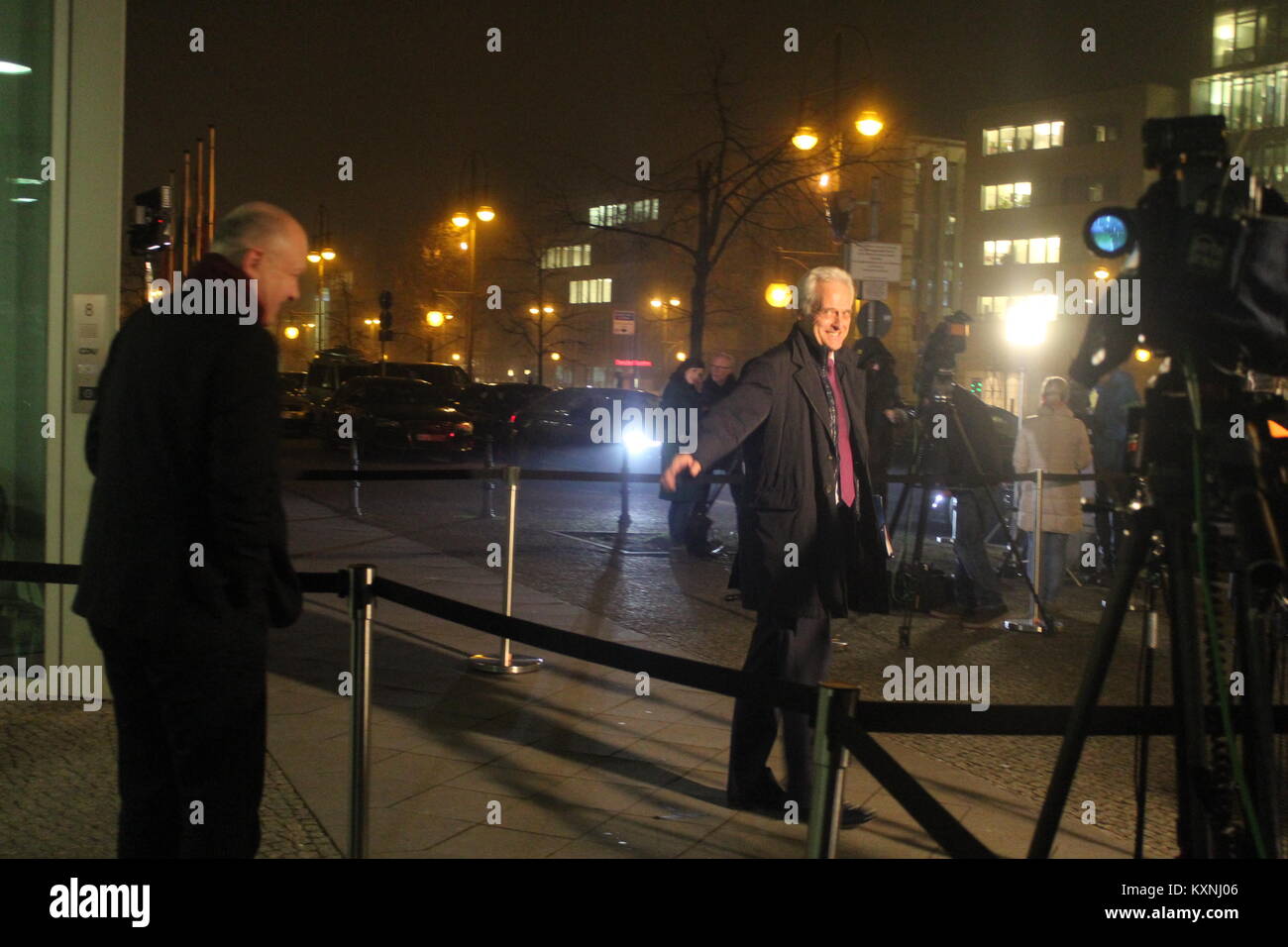 Berlin, Germany. January 10th, 2018. “Exploratory talk”, Sondierungsgespräch, Featuring: Peter Ramsauer, Where: Berlin /Germany, “Credit: Tahsin Ocak/Alamy Live News Stock Photo