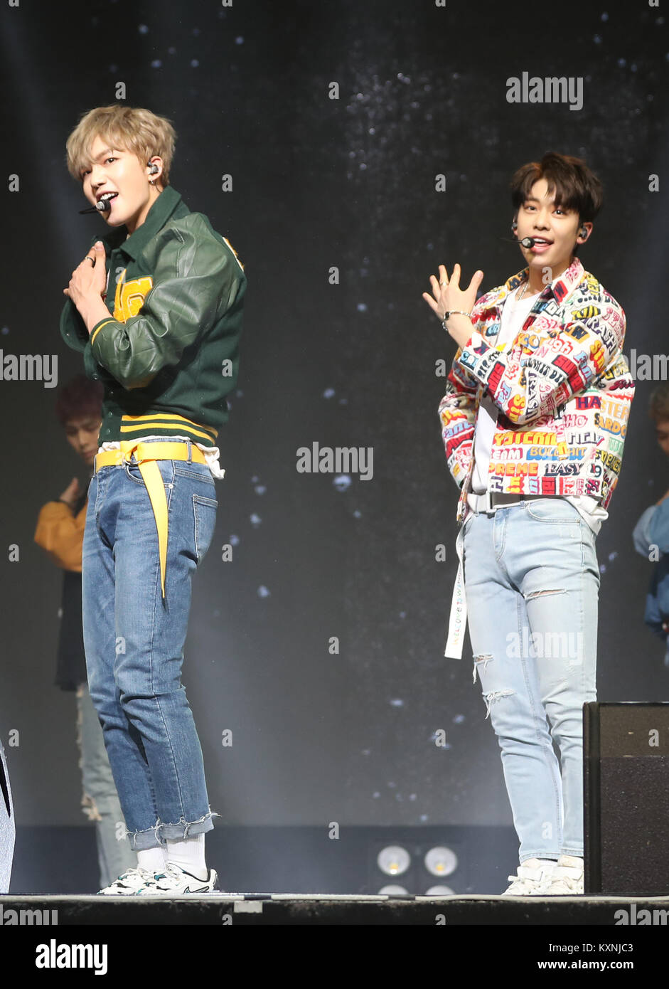 11th Jan, 2018. S. Korean boy group MXM South Korean boy group MXM ...