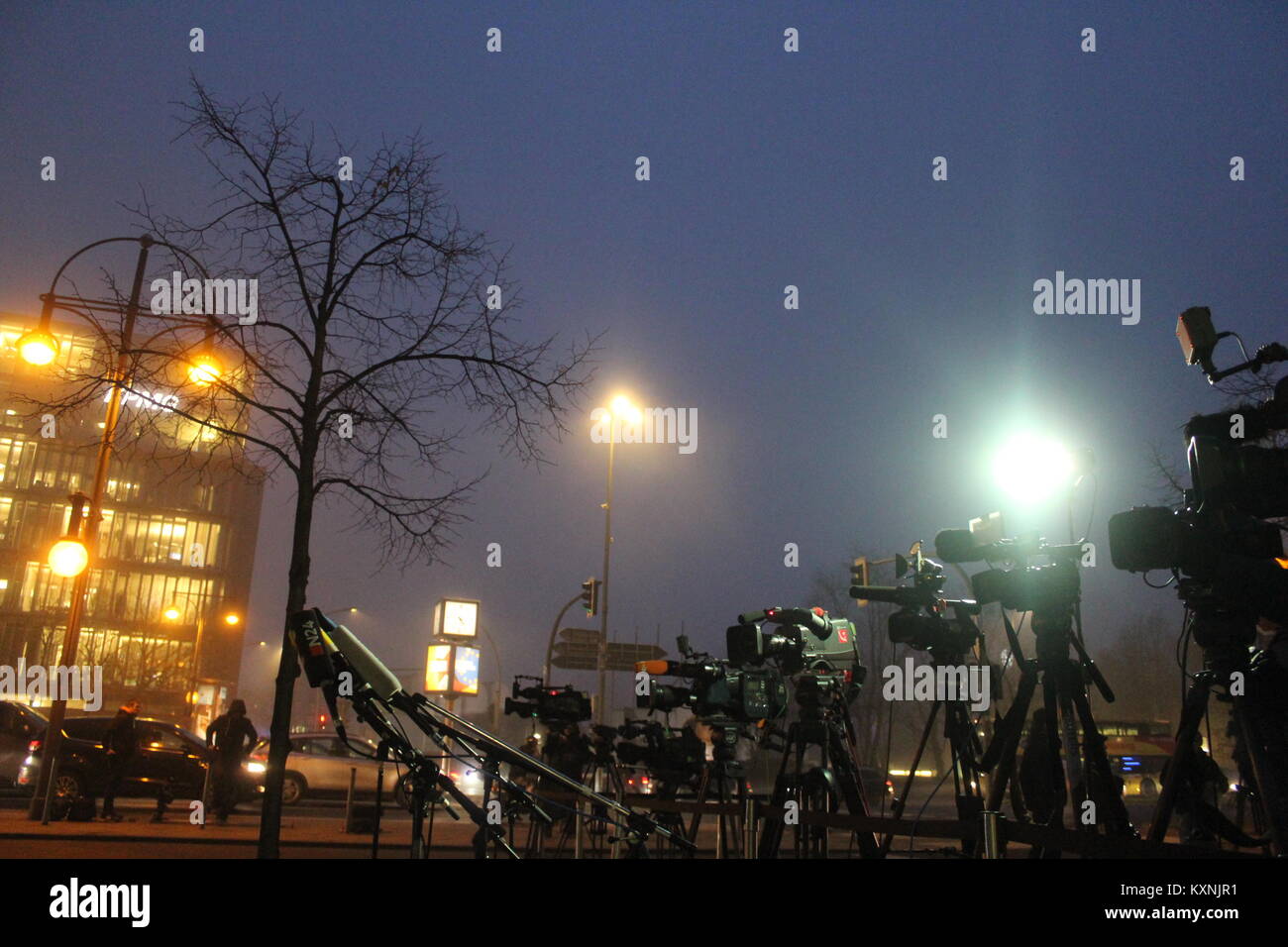 impressions of 3.Day of Sondierungsgespräche in Berlin, Germany. January 10th, 2018. “Exploratory talk”, Sondierungsgespräch, Where: Berlin /Germany,  “Credit: Tahsin Ocak/Alamy Live News Stock Photo