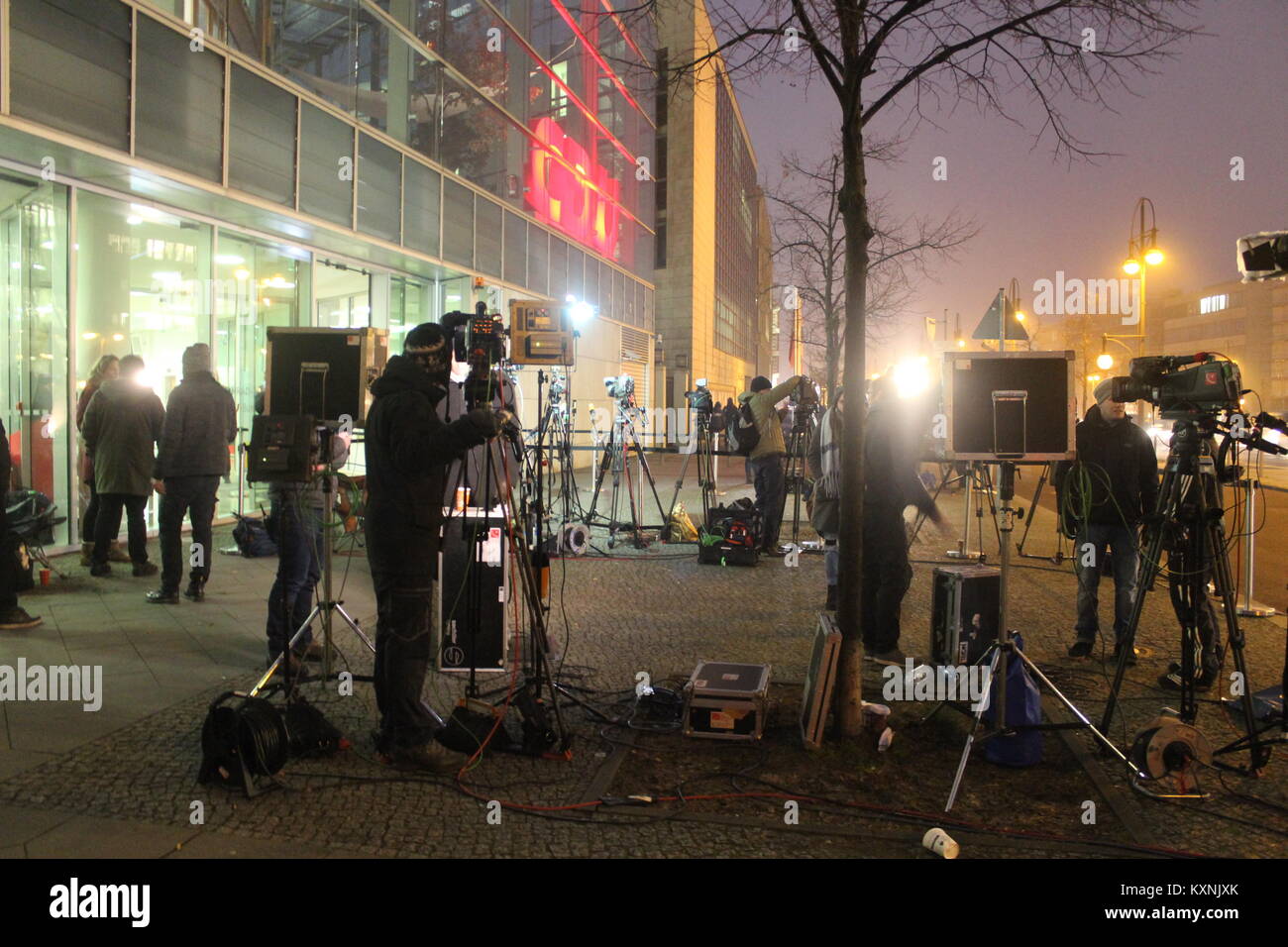 impressions of 3.Day of Sondierungsgespräche in Berlin, Germany. January 10th, 2018. “Exploratory talk”, Sondierungsgespräch, Where: Berlin /Germany,  “Credit: Tahsin Ocak/Alamy Live News Stock Photo