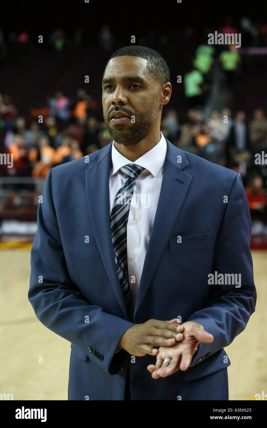 Los Angeles, CA, USA. 10th Jan, 2018. USC Assistant coach Kevin Hart