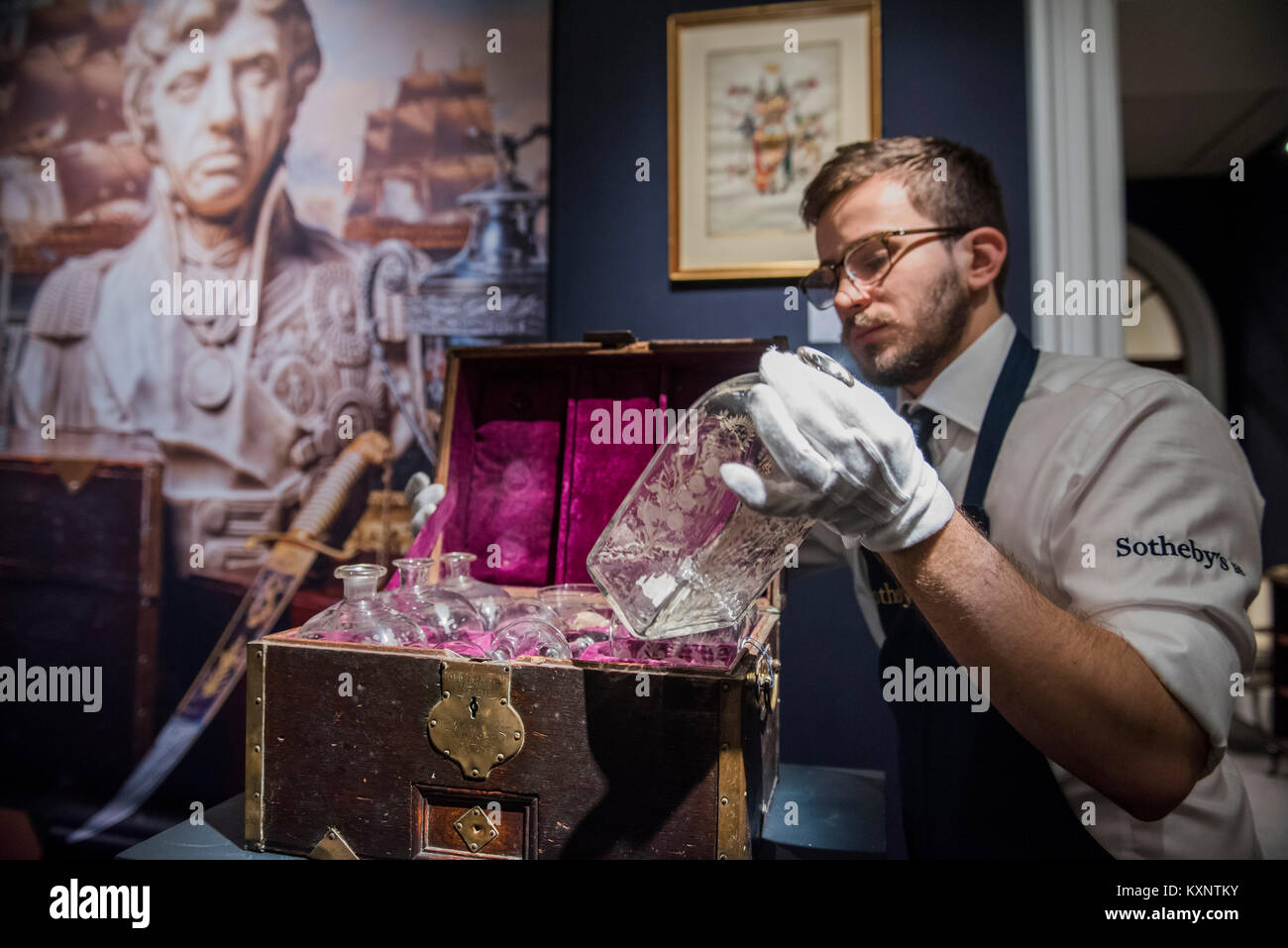 Nelson's grog chest Sotheby’s London “Of Royal and Noble Descent