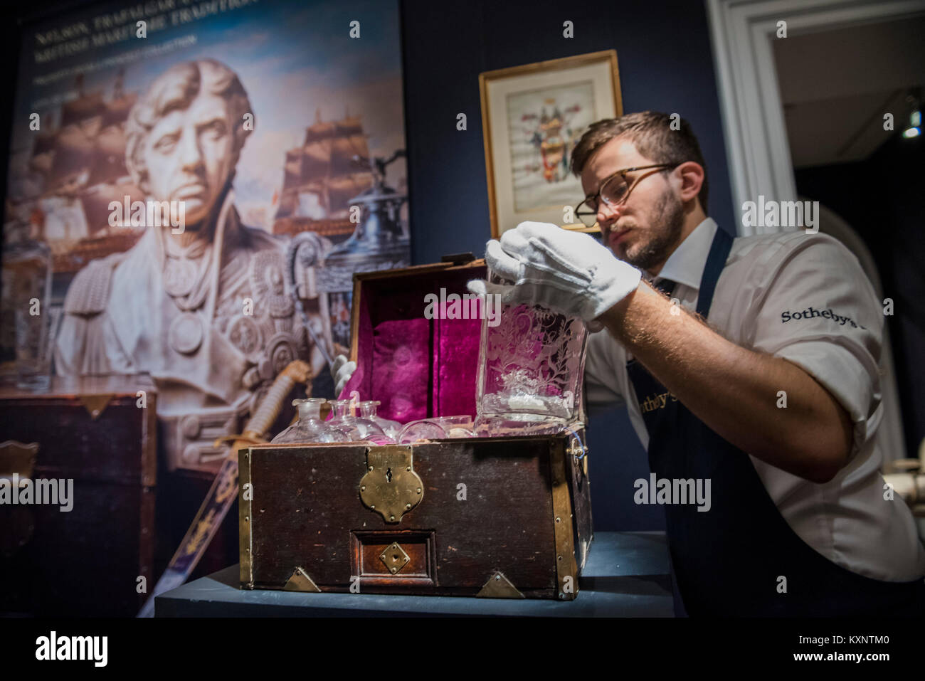 Nelson's grog chest Sotheby’s London “Of Royal and Noble Descent
