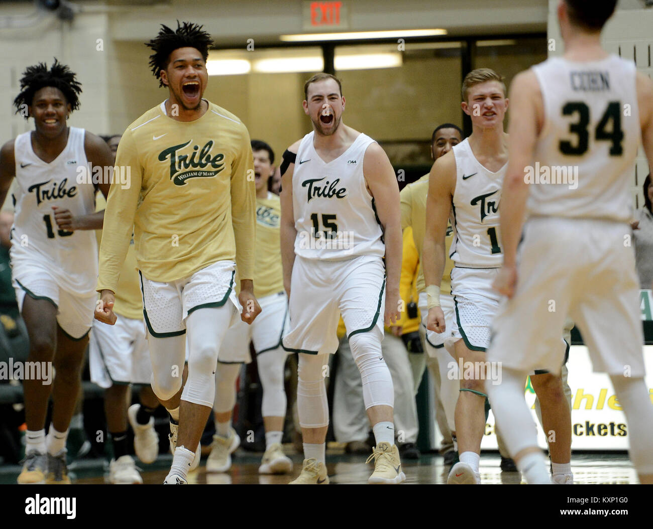 Williamsburg, VA, USA. 11th Jan, 2018. 20180111 The William and Mary