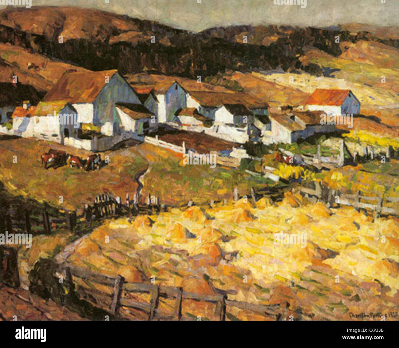Charleton Ranch E. Charlton Fortune’s painting 'Hatton Ranch,' housed at the Monterey ...