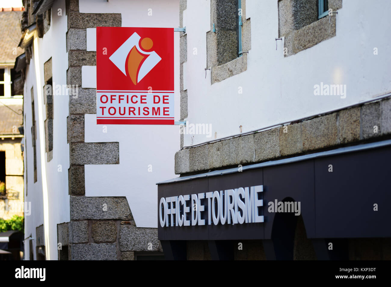 Office depot tourism in pont-aven, Brittany, france Stock Photo - Alamy