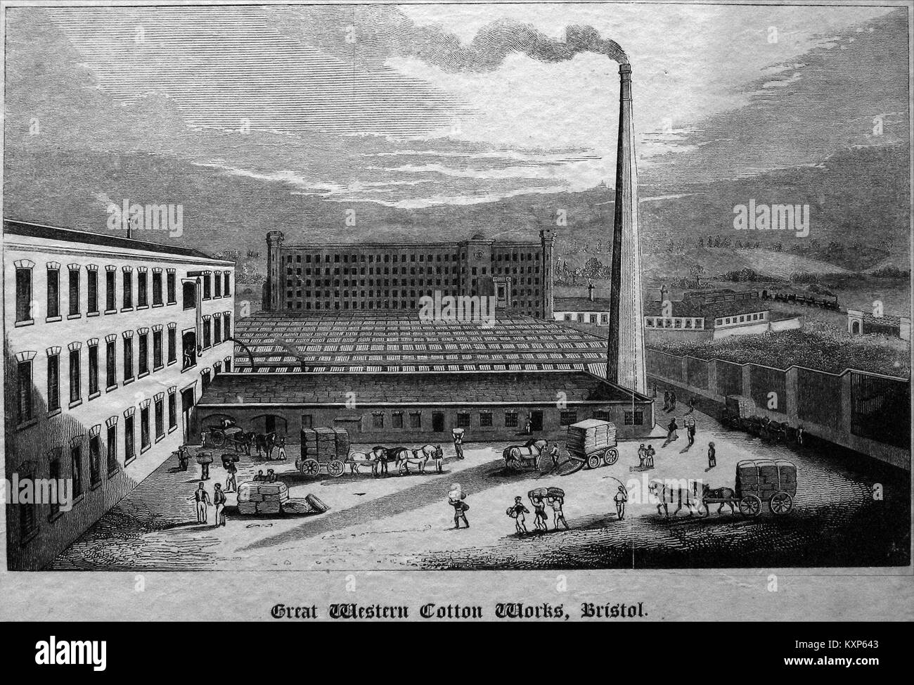 Cotton mill Black and White Stock Photos & Images Alamy