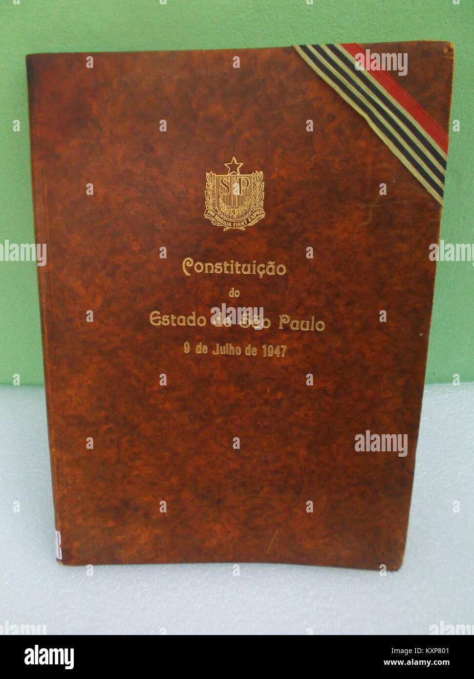 Constituição Política do Estado de São Paulo de 1947 Stock Photo