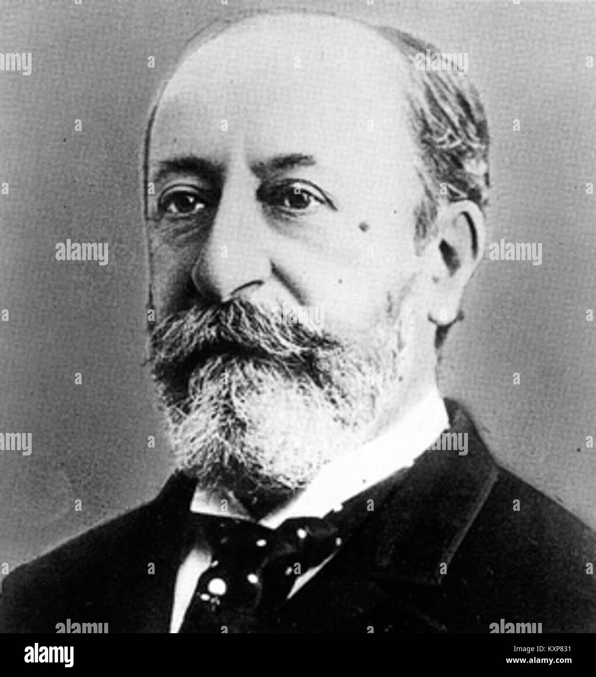 Camille saint-saens portrait Royalty Free Vector Image