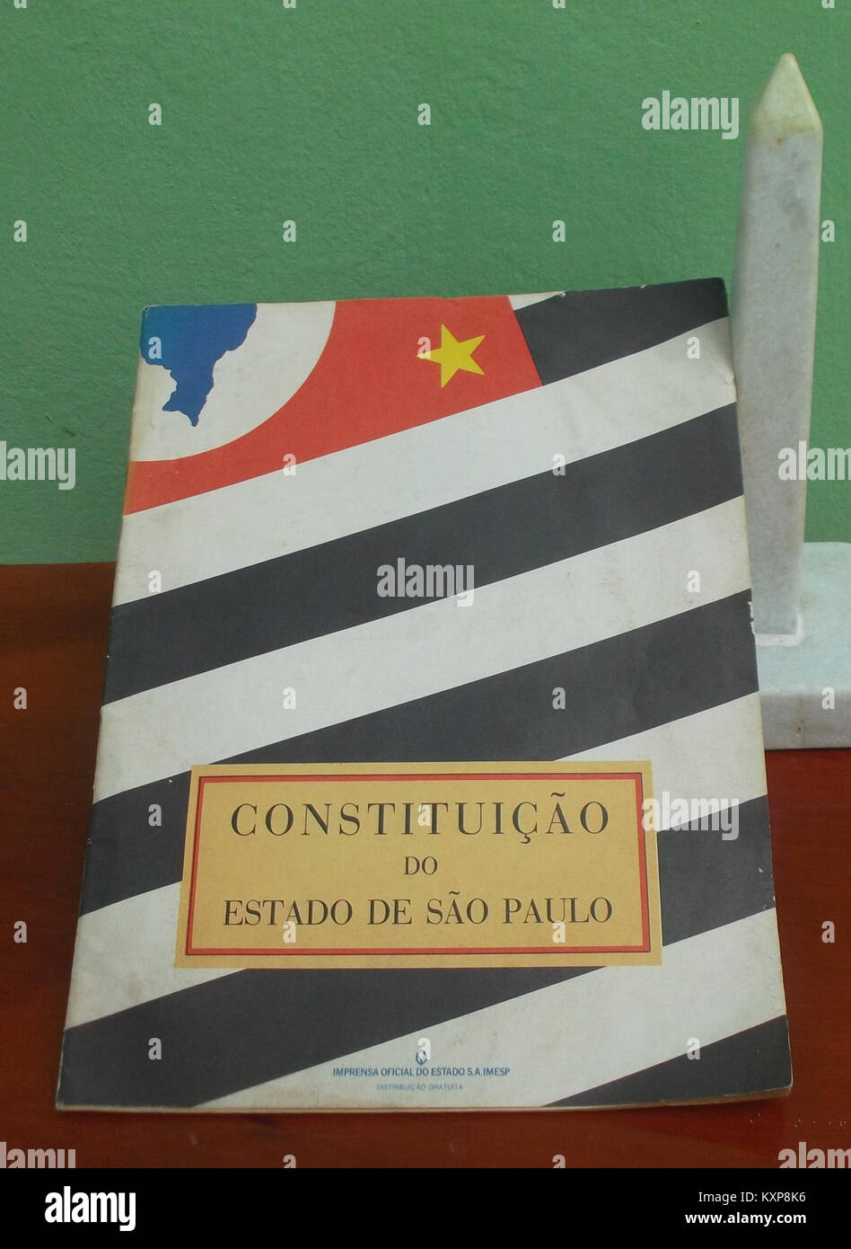 Constituição Política do Estado de São Paulo de 1989 Stock Photo