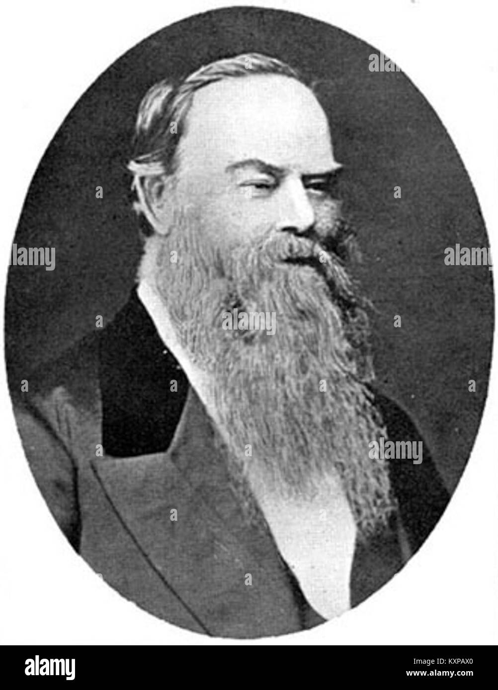 Edward Nucella Emmett abt 1860 Mayor of Bendigo Stock Photo Alamy