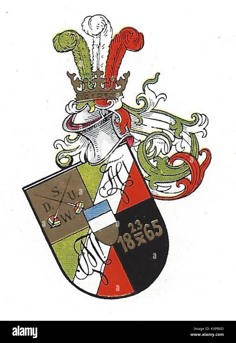 Corps Marchia Brünn (Wappen) Stock Photo