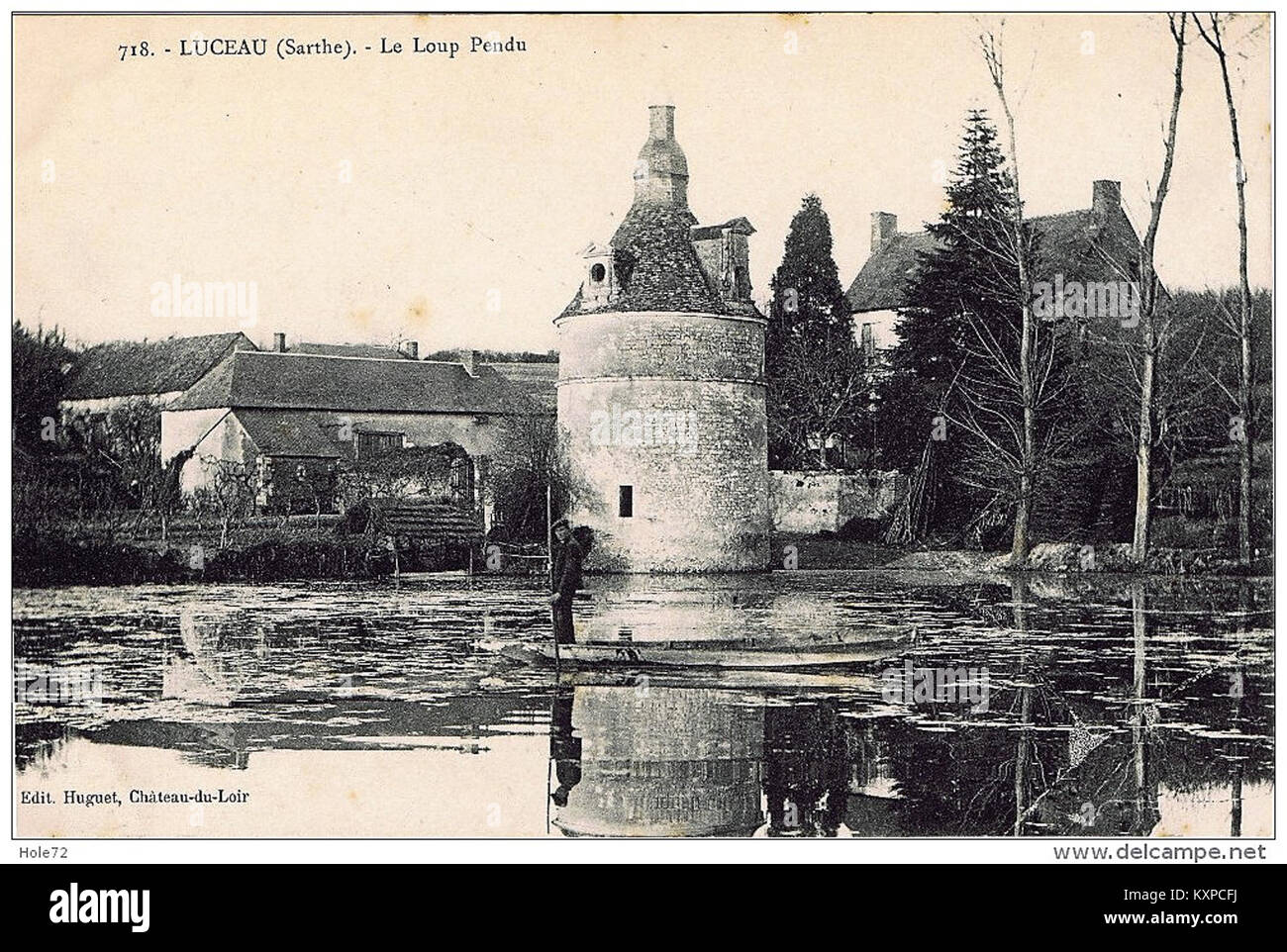 Château du Loup Pendu Stock Photo