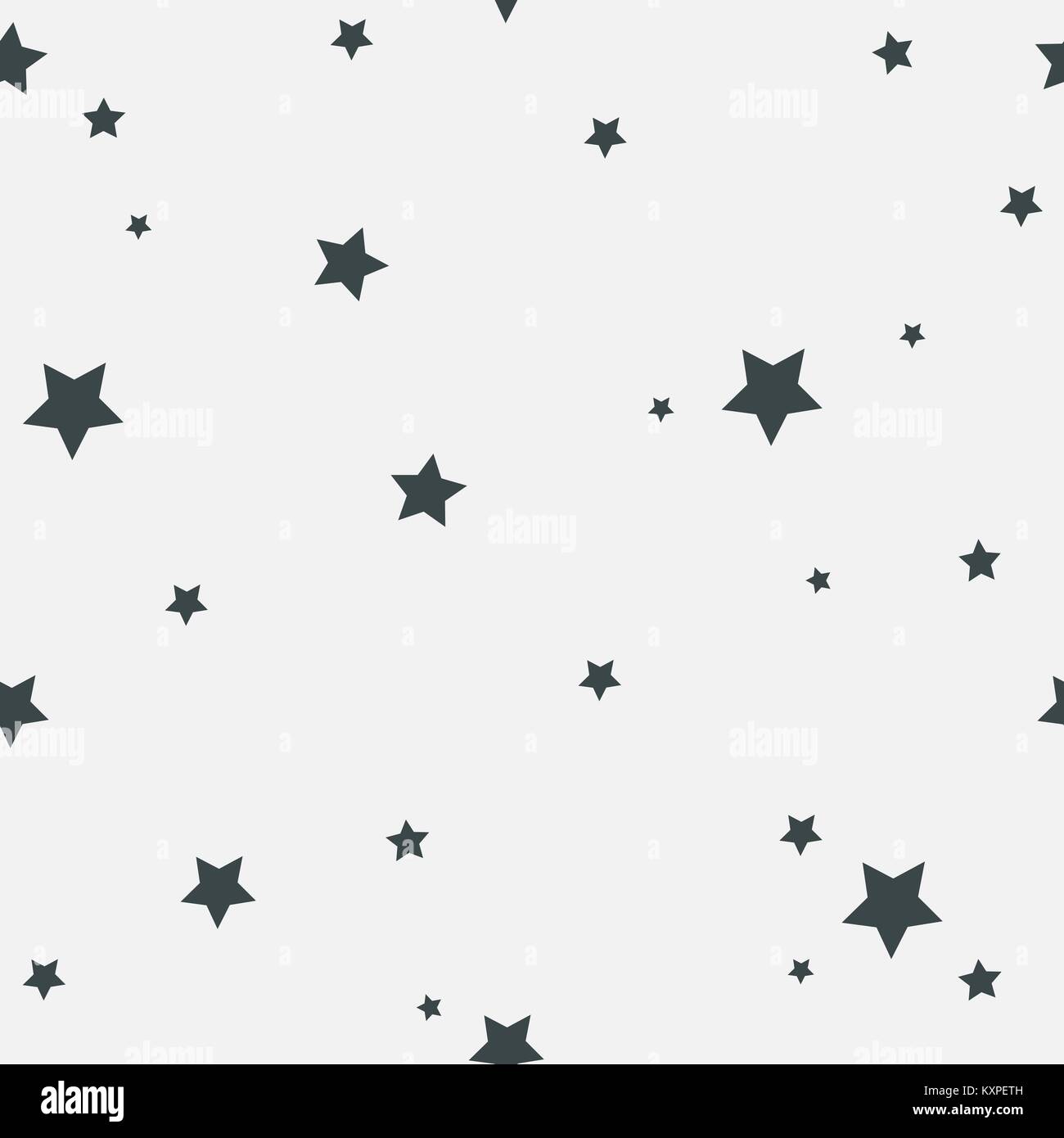 Simple Vector Stars Background Seamless Abstract Background with stars. Vector Illustration Stock ...