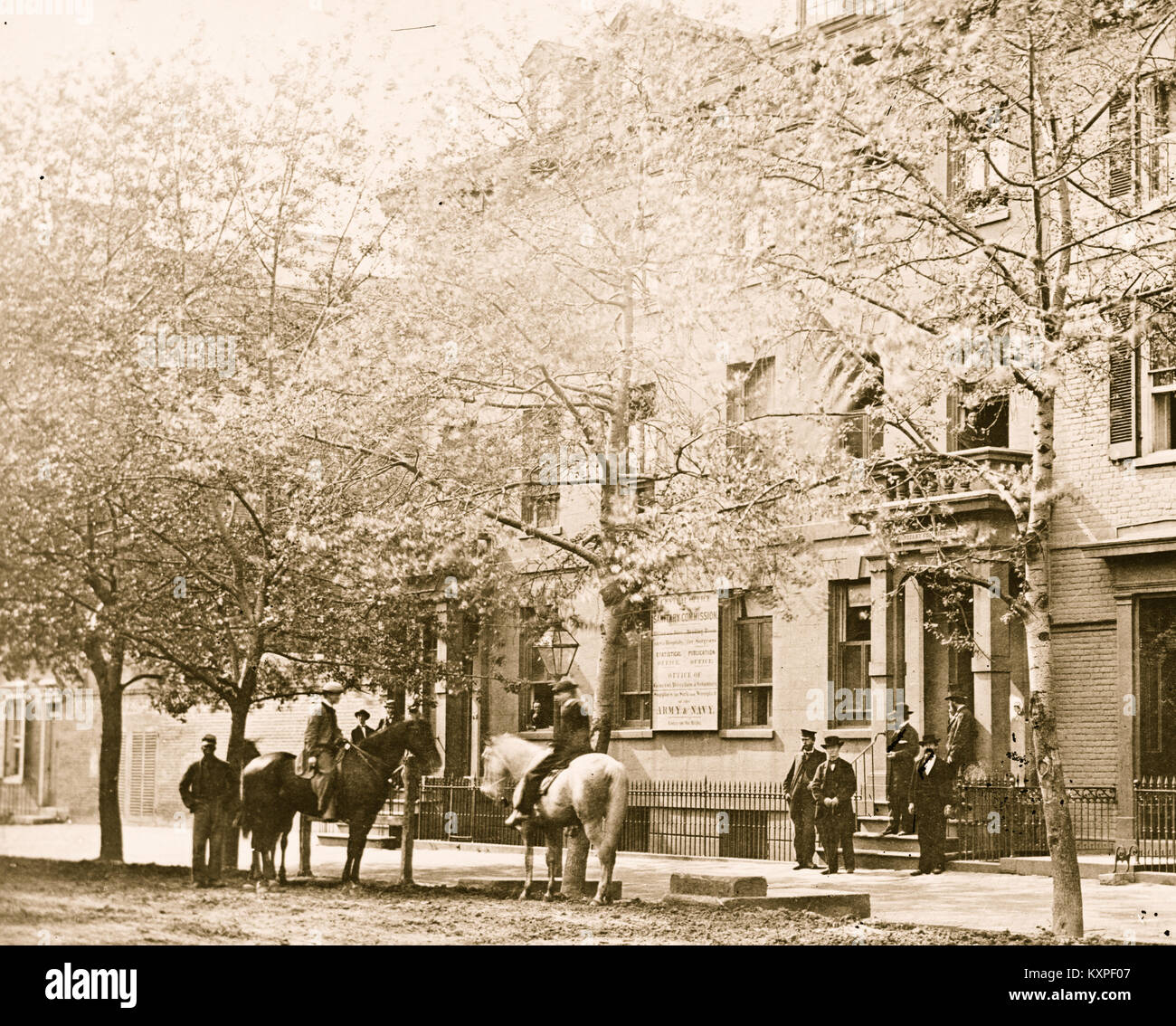 Central Office of Sanitary Commission, Washington, D.C Stock Photo Alamy