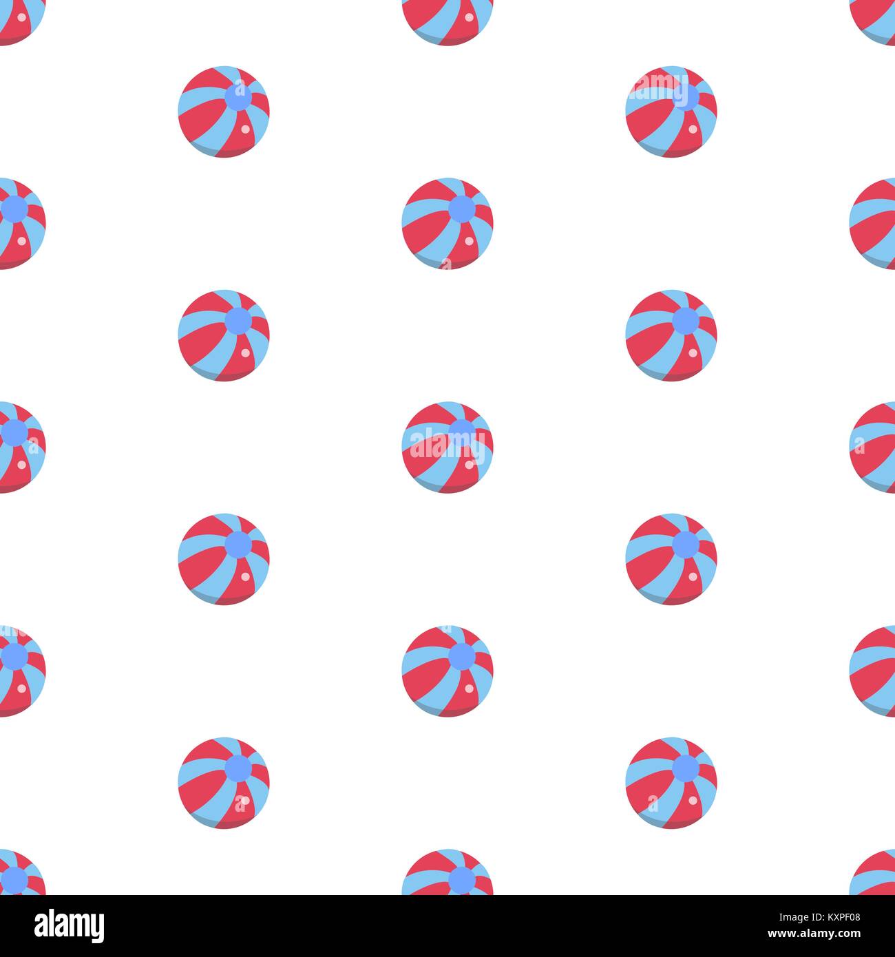 Seamless Pattern with colorful balls. Vector Illustration Stock Vector ...