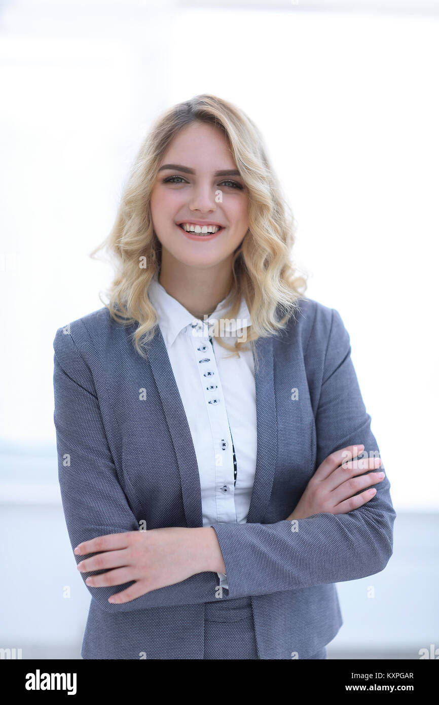 portrait of young business woman Stock Photo - Alamy