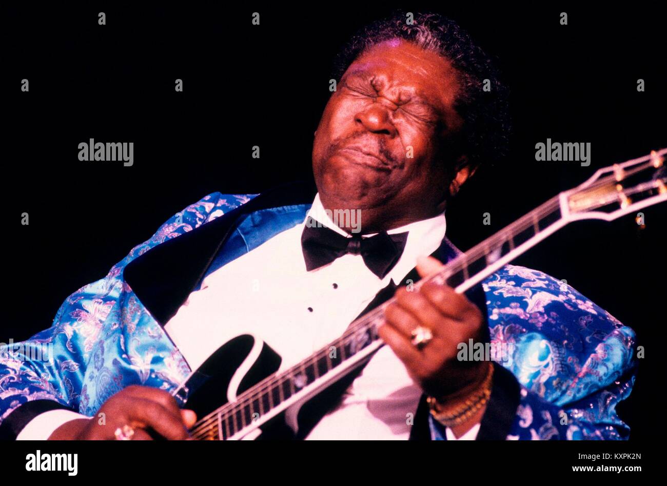 American guitar player BB King performing live at The National ...