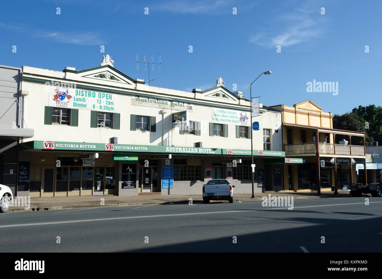 Old commercial building, Australian Hotel, Main Street, Cooma, New