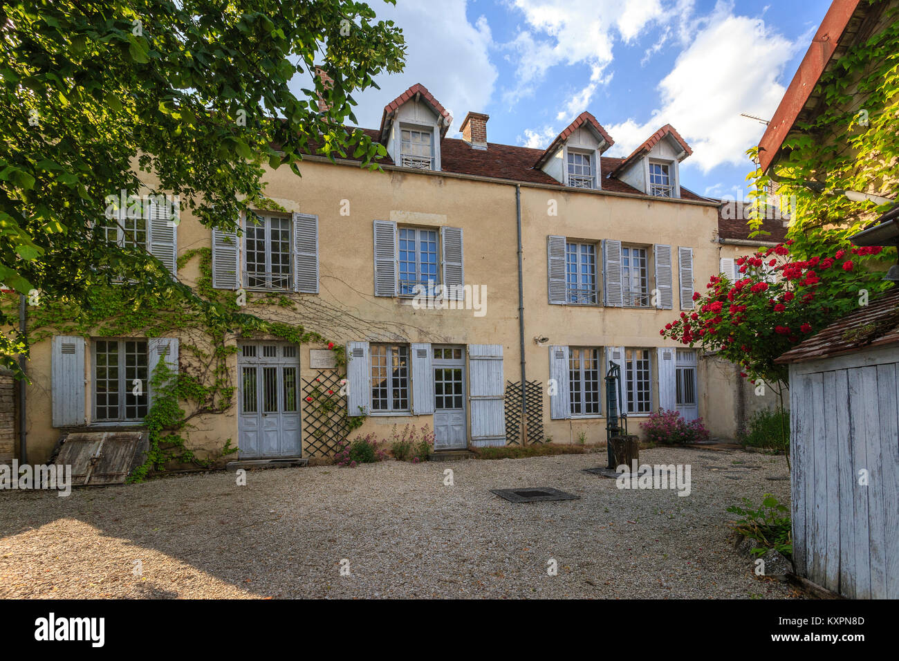 France, Aube (10), Champagne, Côte des Bar, Essoyes, la Maison des Renoir // France, Aube, Champagne, Cote des Bar, Essoyes, la Maison des Renoir Stock Photo