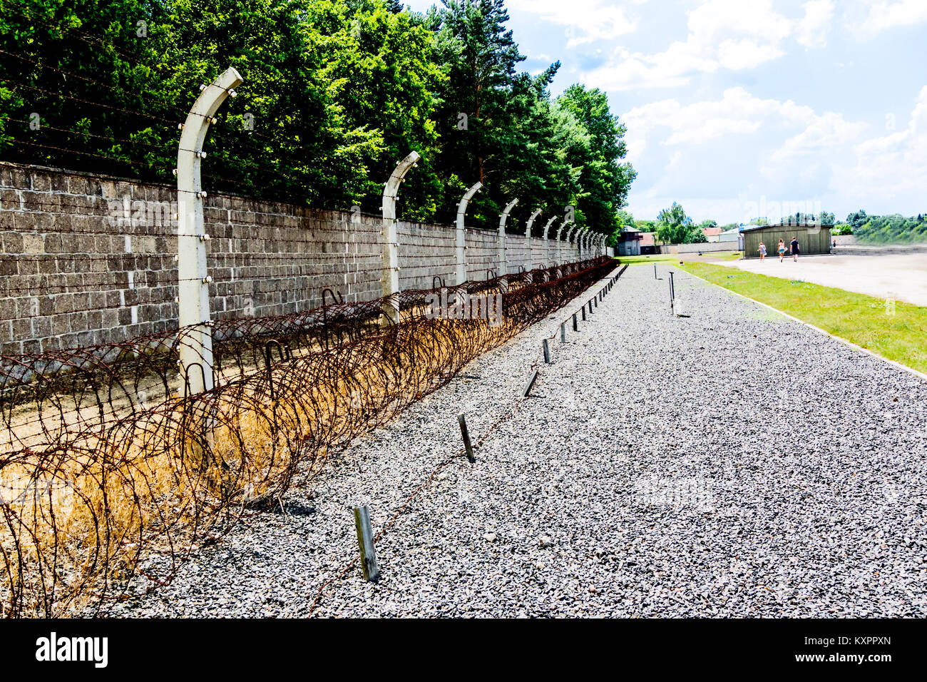 Concentration camp Sachsenhausen-Oranienburg, near Berlin; Konzentrationslager Sachsenhausen-Oranienburg Stock Photo
