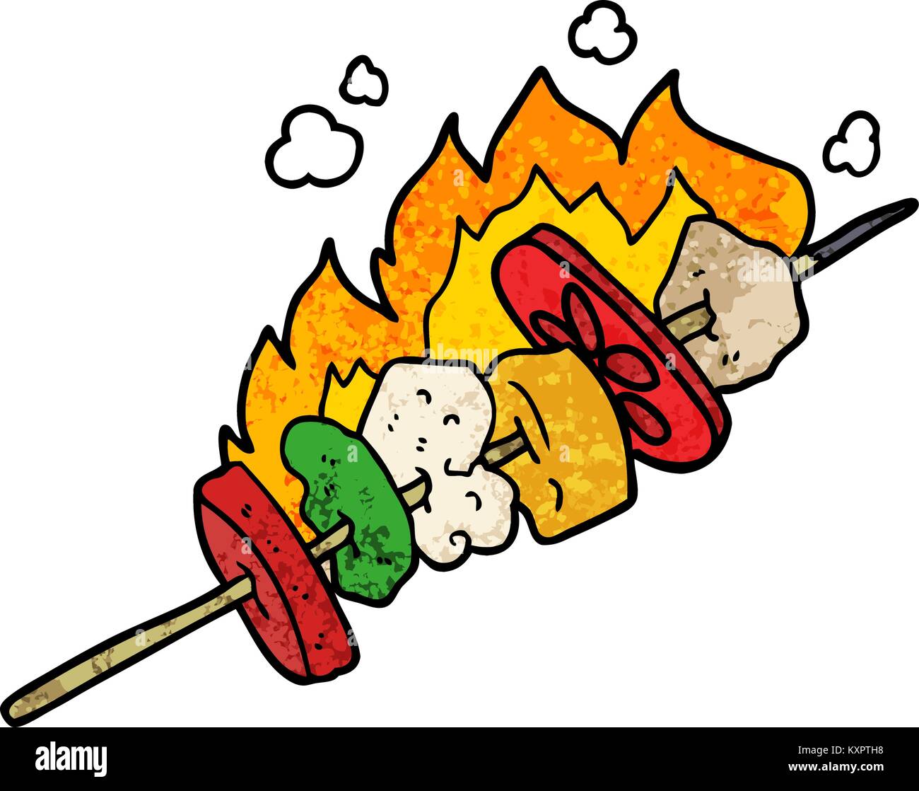 Kebab Illustration High Resolution Stock Photography and Images Alamy