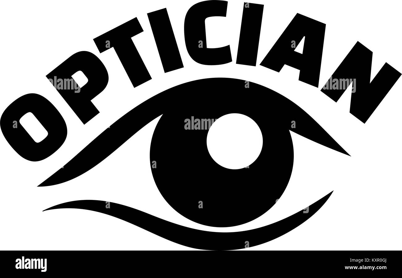 Eye closeup with optician job title Stock Vector Image & Art Alamy