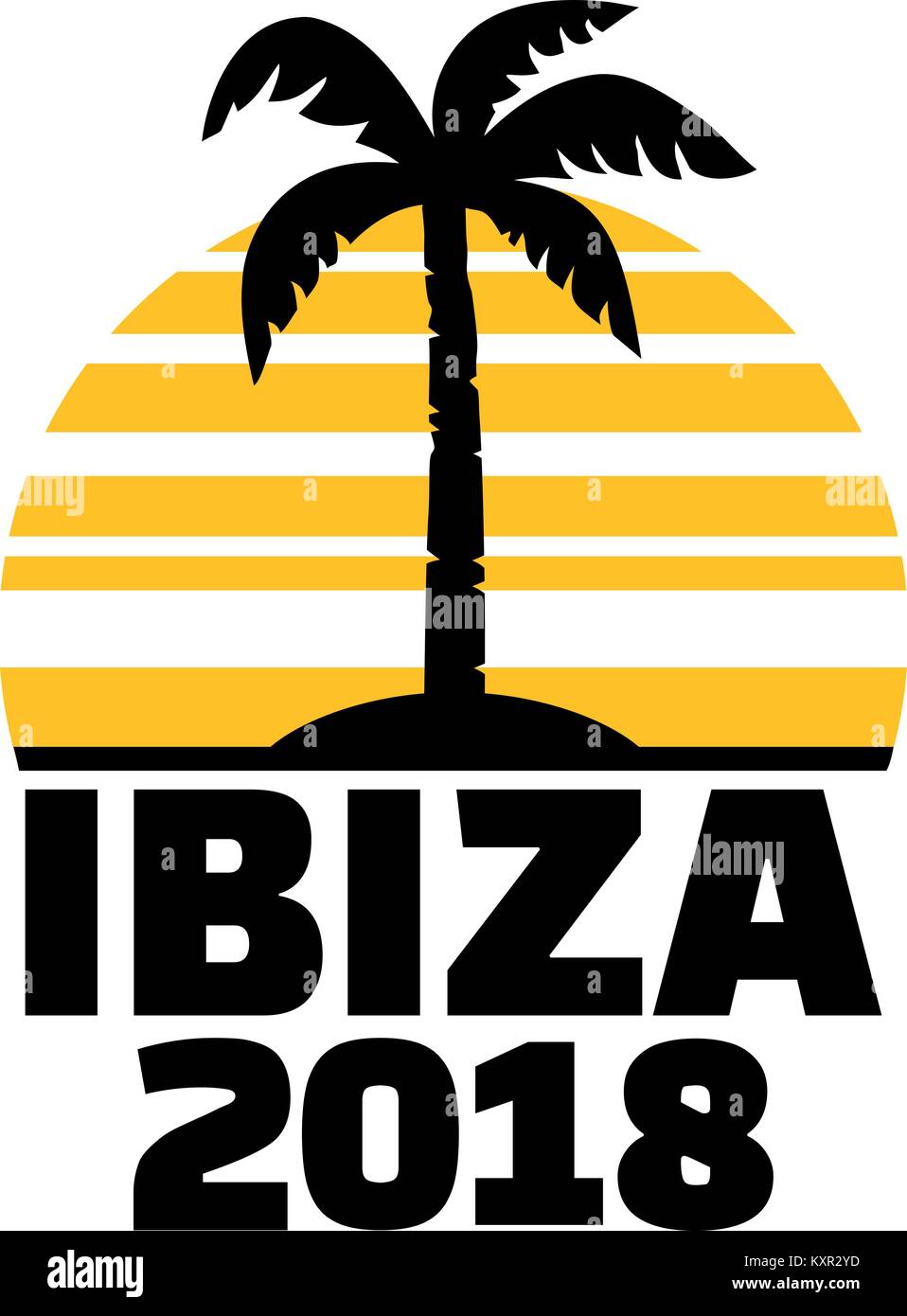 ibiza-sunset-stock-vector-images-alamy