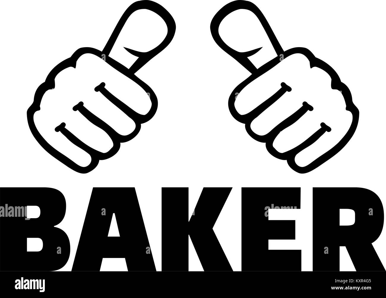 T baker Stock Vector Images - Alamy