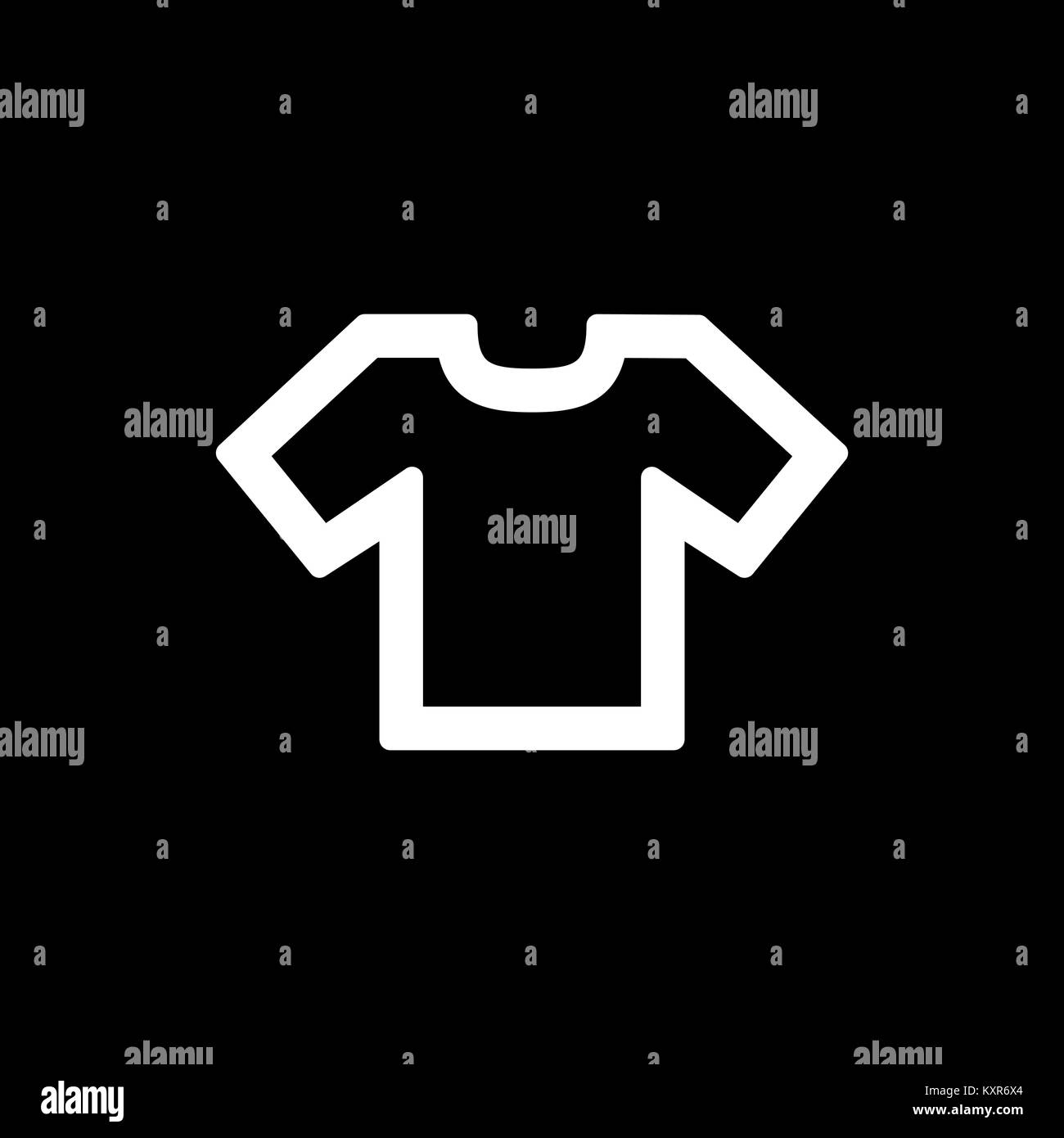 Polo t-shirt icon for simple flat style ui design Stock Vector Image ...
