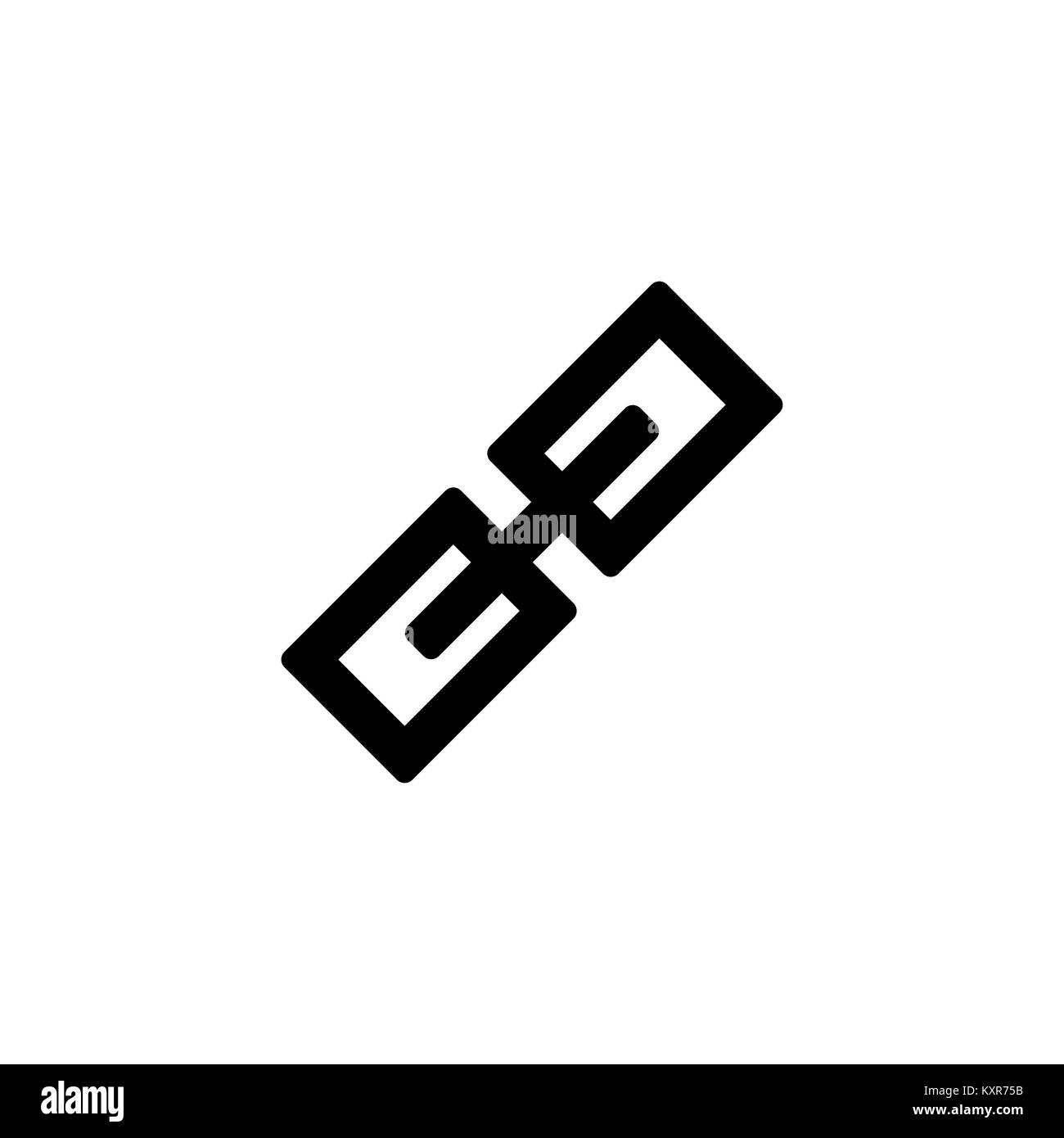 Chain icon for simple flat style ui design Stock Vector Image & Art - Alamy