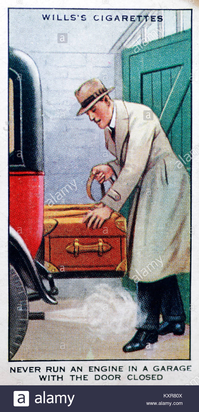 Safety First Never run an engine in a garage with the door closed