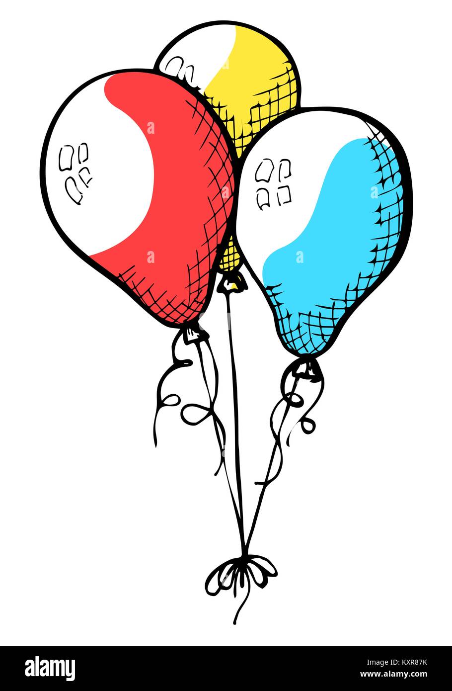 Balloon String Stock Illustrations – 15,553 Balloon String Stock