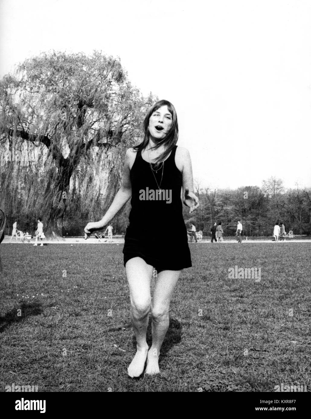 Jane Birkin - Melody Nelson, 1971, Black & White fashion, GAMMA AGENCY ·  Art photographs · YellowKorner