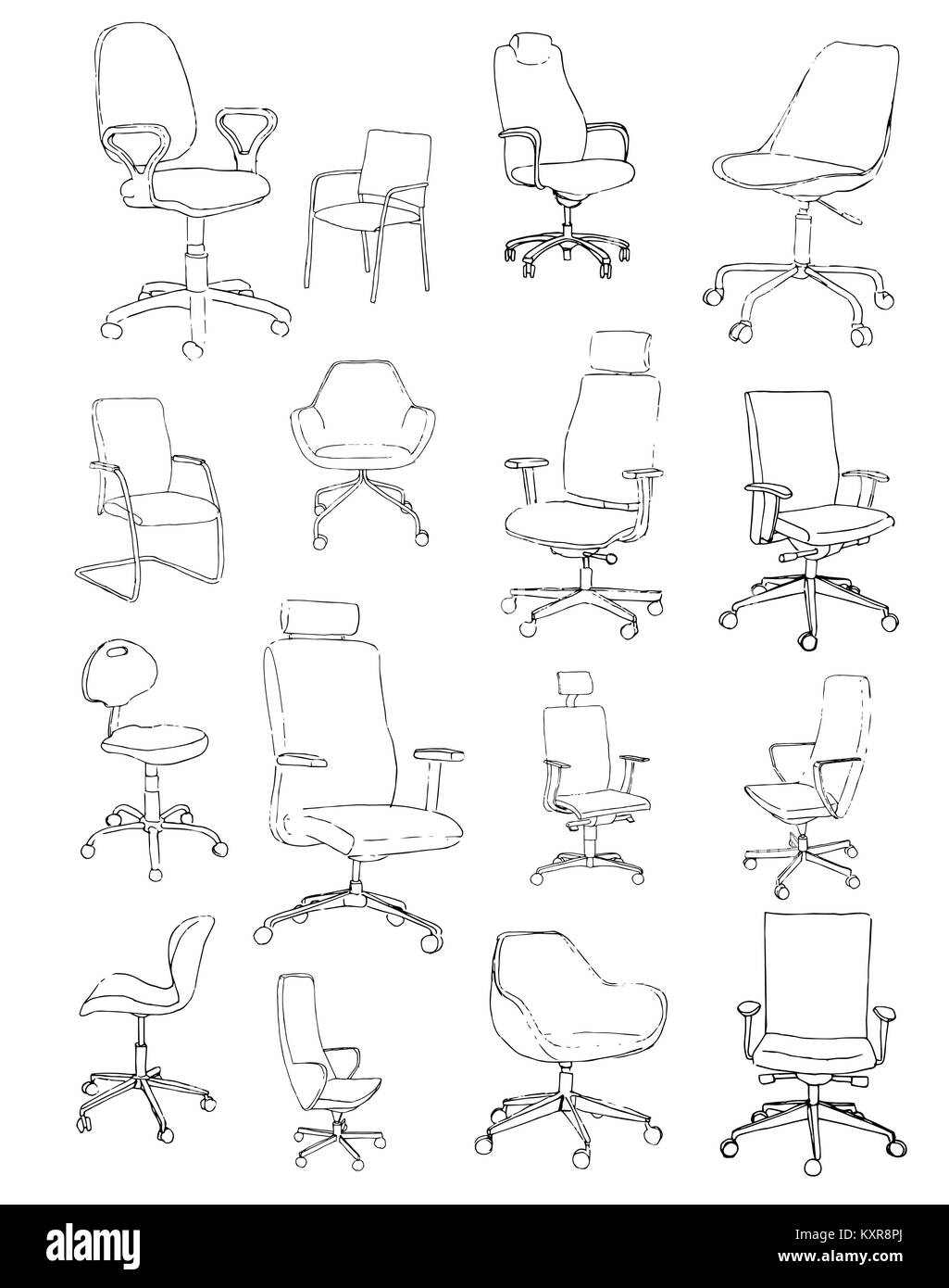 Lounge Chair CAD Block Collection in DWG - iCADBLOCK