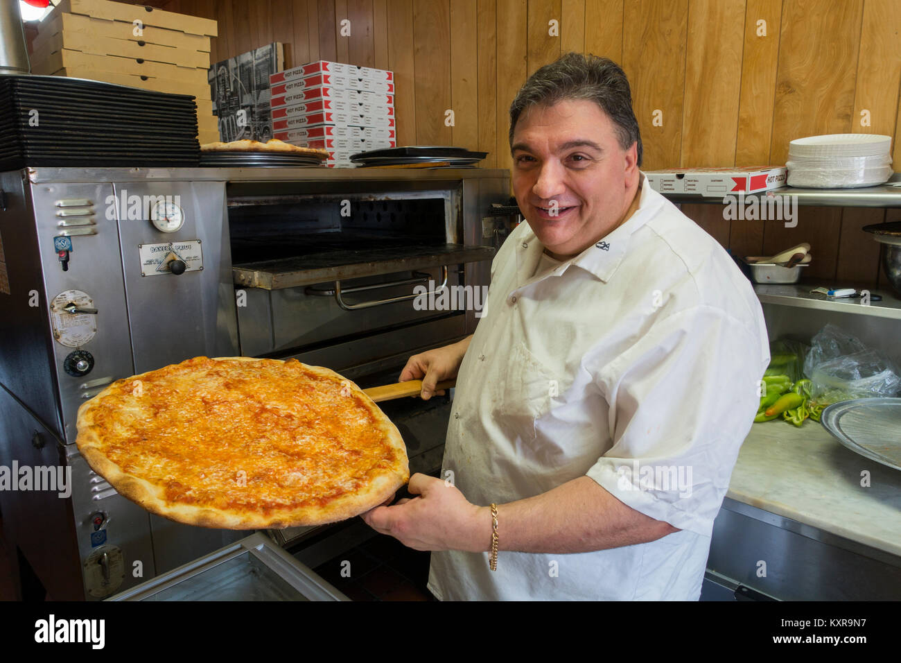 Pizza tours Brooklyn NYC Stock Photo Alamy