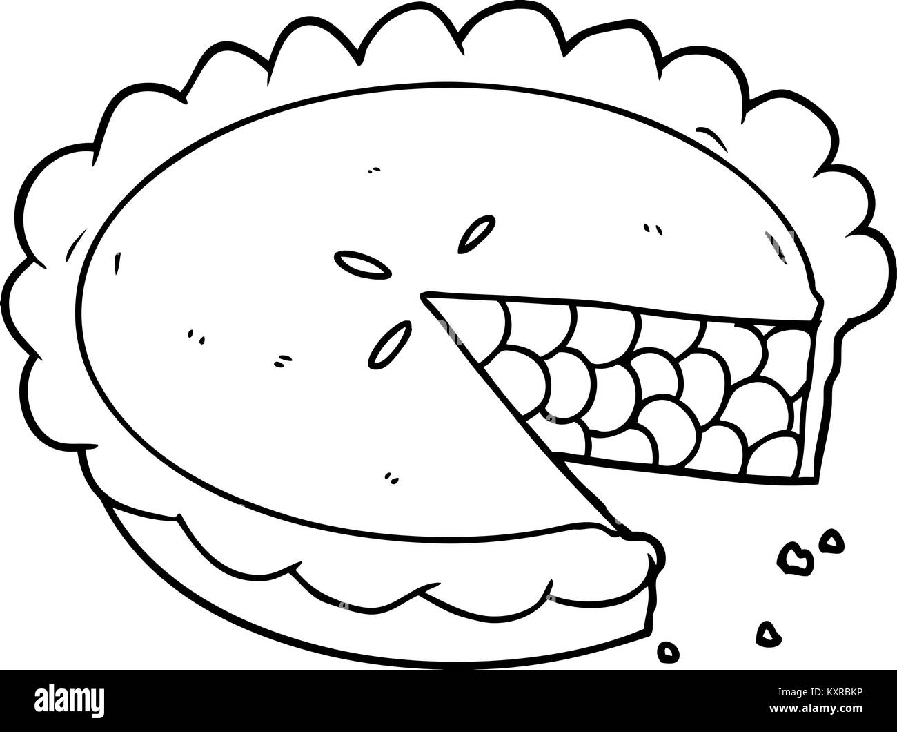 blueberry pie cartoon Stock Vector Image & Art Alamy