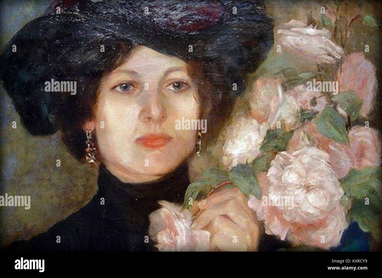 Bukovca (Croatian painter, 1855-1922) Baroness Rukavina 1898 Stock ...
