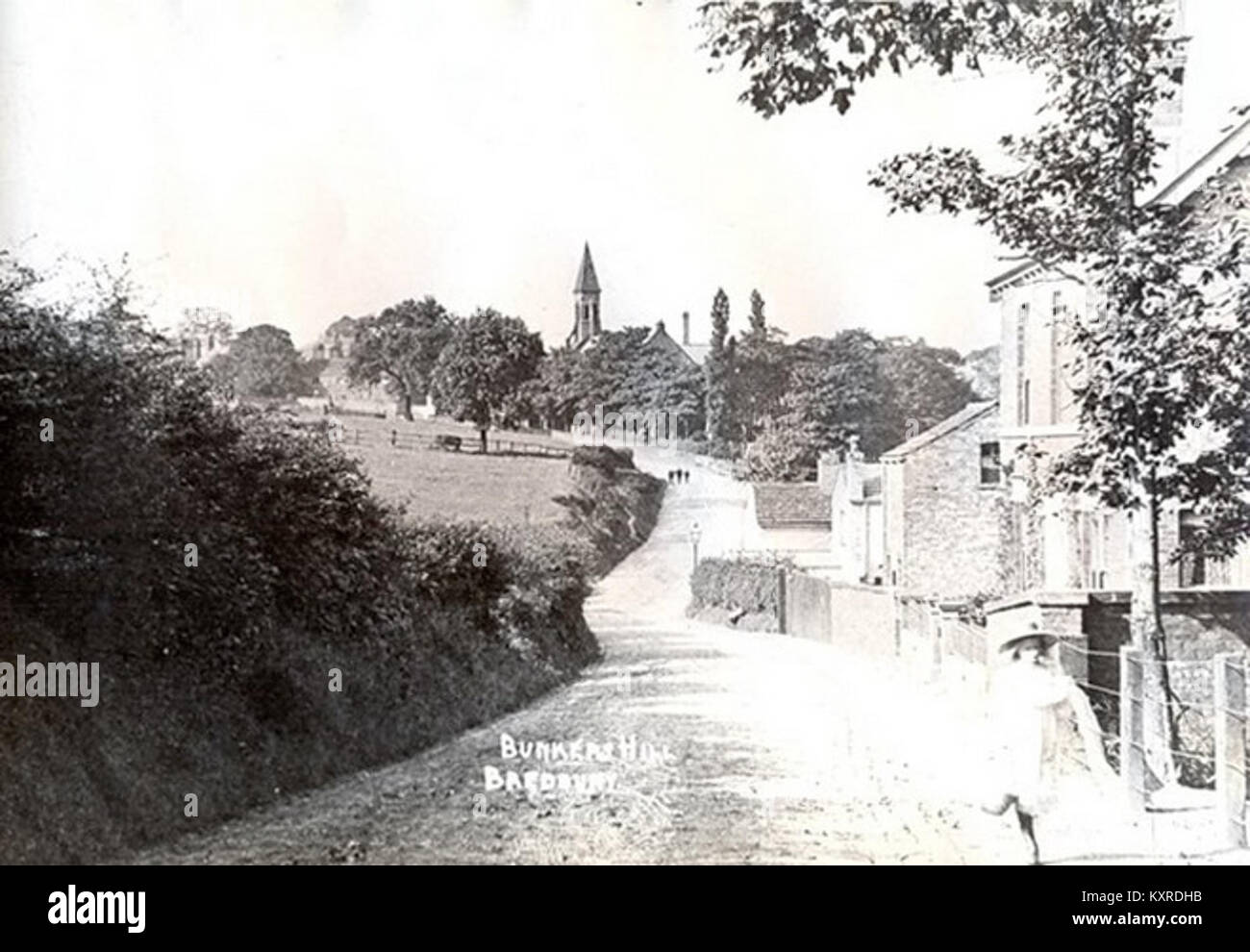 Bunkers Hill, Bredbury c.1900 Stock Photo