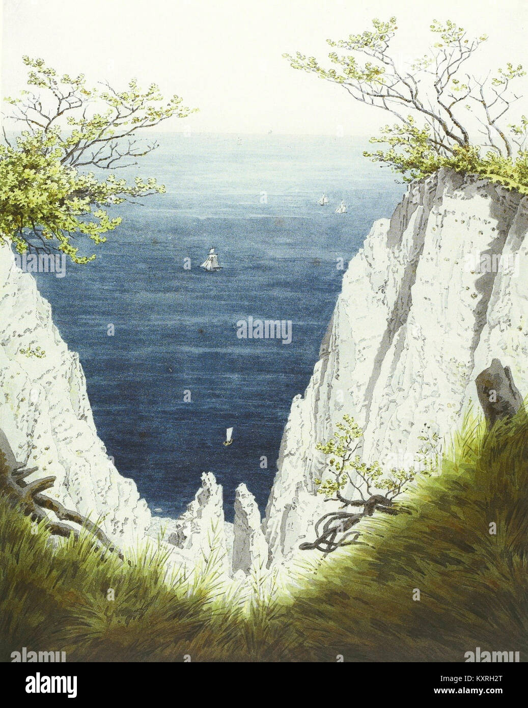 Caspar david friedrich kreidefelsen hi-res stock photography and images ...