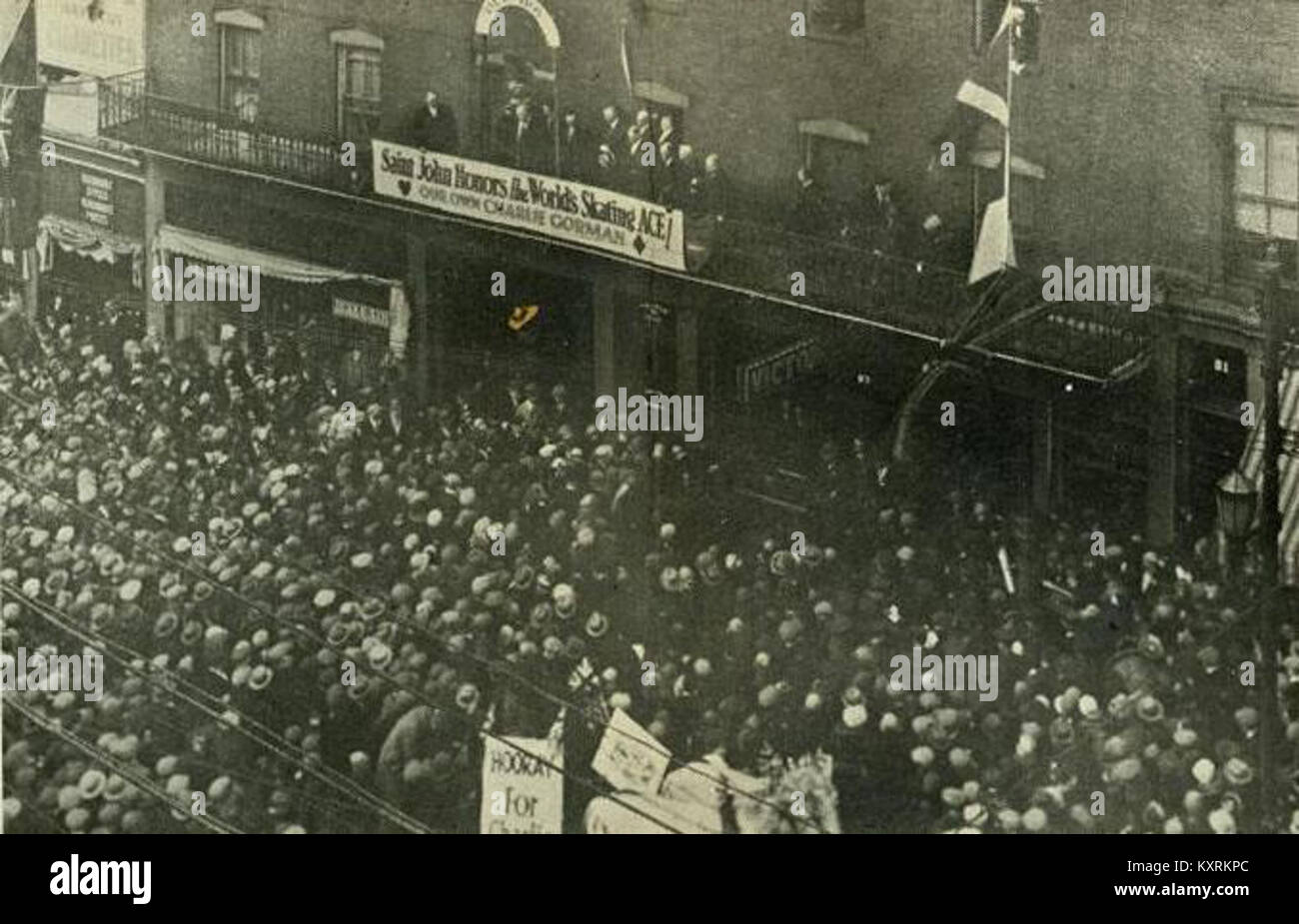 Charles I. Gorman, Complimentary Banquet, Admiral Beatty Hotel, Saint John, New Brunswick 1927 Stock Photo