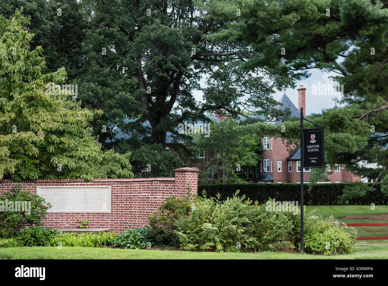 Groton School preparatory school, Groton, Massachusetts, USA Stock