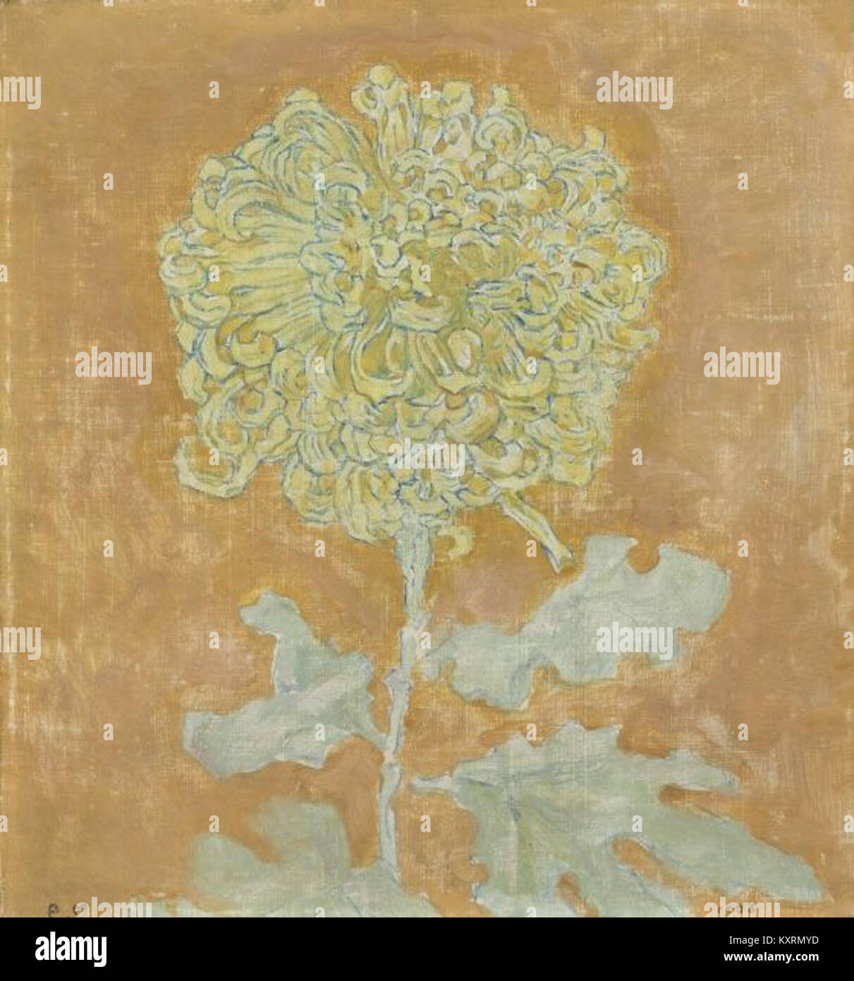 'Chrysanthemum' by Piet Mondrian is a key example of the artist’s ...