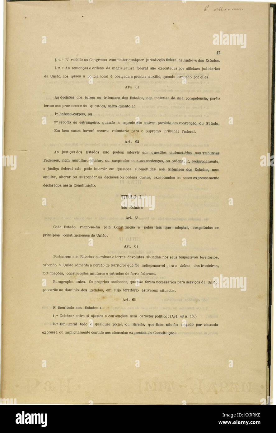 Page 17 of the 1891 Constitution of the United States of Brazil ...