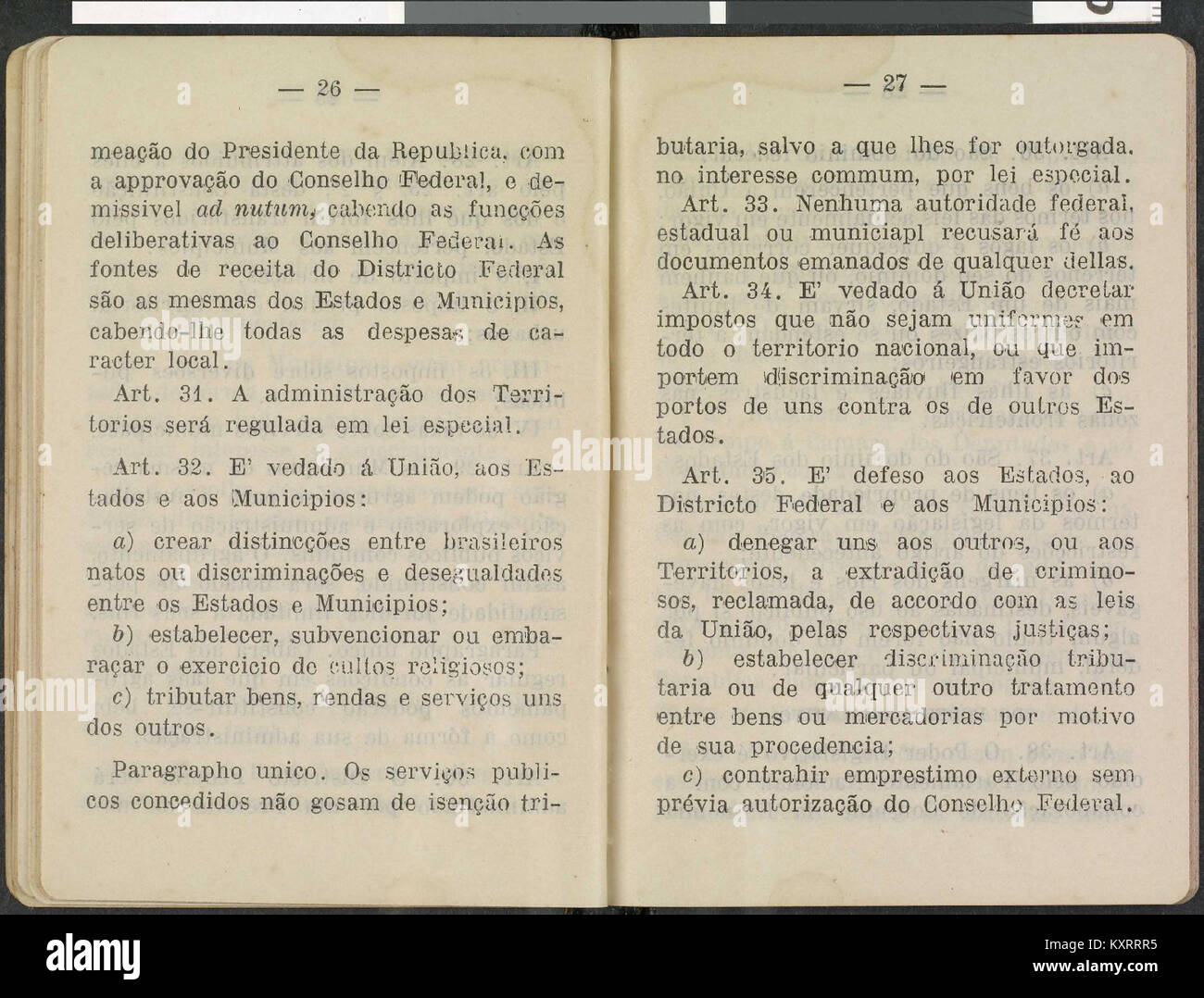 Page 16 of the 1937 Constitution of Brazil, defining national ...
