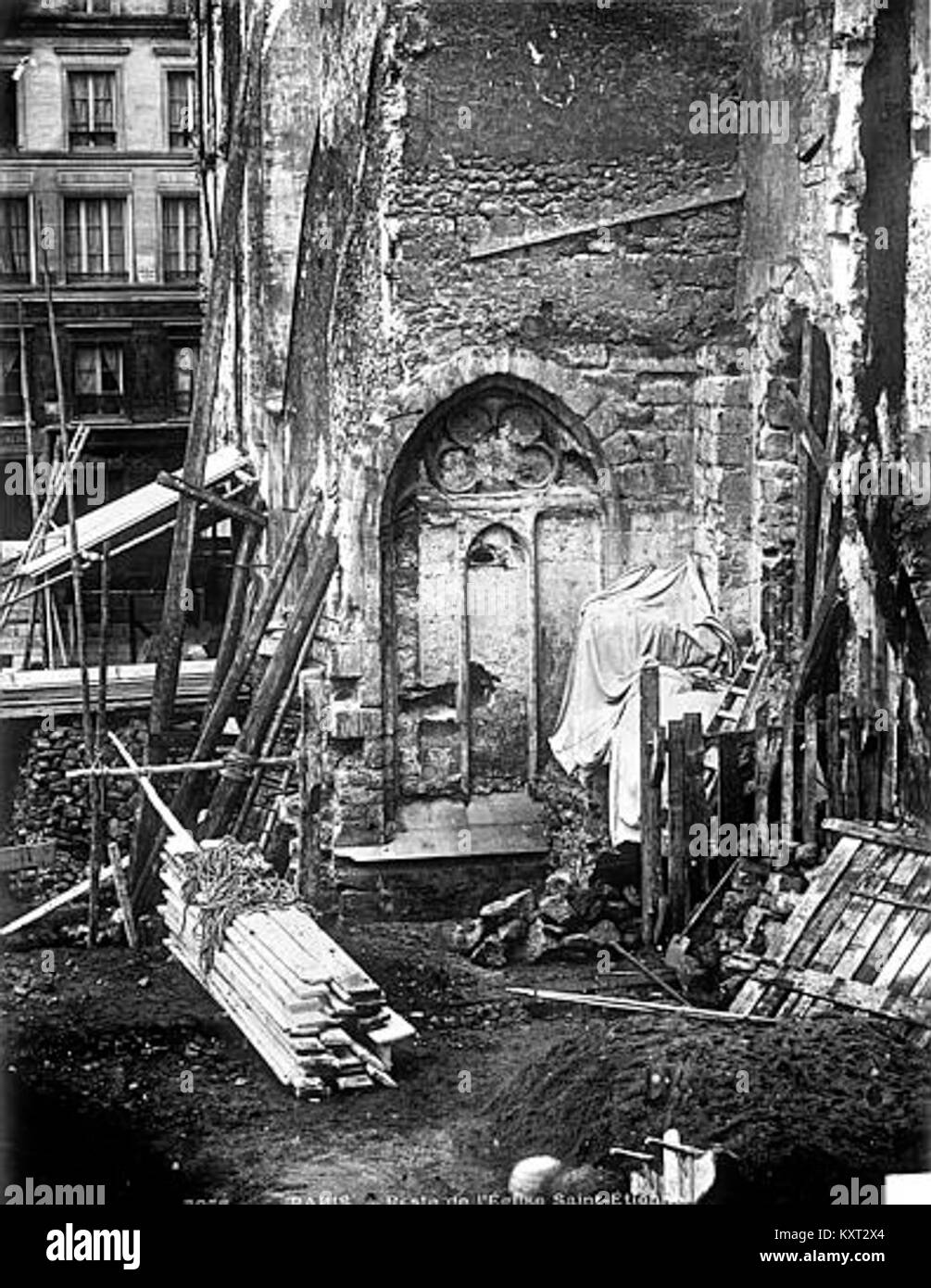 Rood Features Photograph of the Church of Saint-Étienne-du-Mont in Paris, France ...